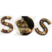 Luxe Chocoladeletter letter S -  XXL