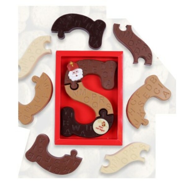 Puzzel Chocolade letter